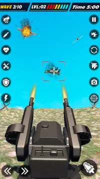 Airplane Attack Shooting Games Screen Shot 0