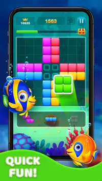 Block Puzzle Fish – Free Puzzle Games Screen Shot 2