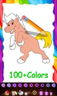 Crazy Coloring Horse Screen Shot 2