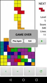 Brick Tetris Puzzle Screen Shot 2
