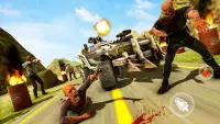 Zombie Highway Hunt Death Road Screen Shot 2