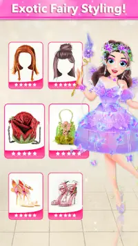 परी राजकुमारी ड्रेस अप खेल Screen Shot 7