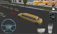 Selebriti limousin Parking 3D Screen Shot 4