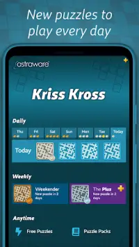 Astraware Kriss Kross Screen Shot 3