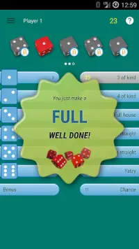 Yatzy - dice game - multi-player Screen Shot 0
