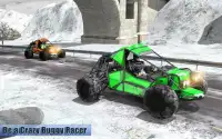 Superhero Buggy Car: Winter Sports Risky Road Race Screen Shot 6
