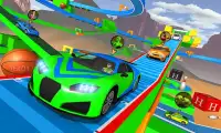 Superhero Car Racing & Car Stunts Screen Shot 2