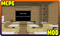 School Equipments Addon MCPE - Minecraft Mod Screen Shot 2