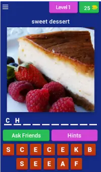 Foodie Dessert Quiz (Food Quiz Game) Screen Shot 0