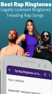 Best Rap Ringtones - Hiphop Songs 2021 Screen Shot 0