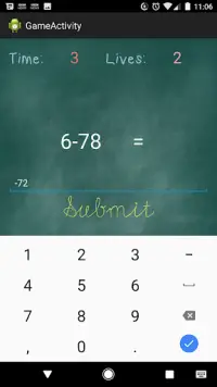 Arithmetic Survival Screen Shot 2