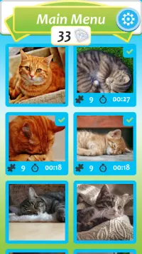 Cat Jigsaw Puzzle Screen Shot 0