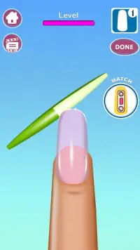 Acrilico Nails Art Done Giochi per manicure e spa Screen Shot 2