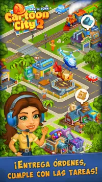 Cartoon city: granja y ciudad Screen Shot 4