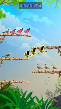 Flying Bird Sorting Puzzle Screen Shot 0