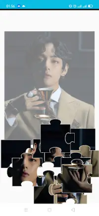 BTS V Puzzle Game Taehyung offline Screen Shot 5