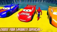 Superhero League (Lightning Car Stunts) Screen Shot 5