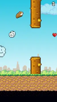 Flappy Hamster Screen Shot 1