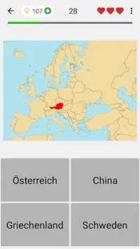 Die Karten aller Länder der Welt - Geographie-Quiz Screen Shot 0