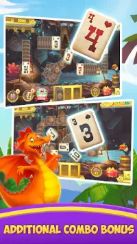 Solitaire Treasure ล่าสัตว์ Screen Shot 2