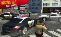 город Авто кража криминал: Полиция Машина гнаться Screen Shot 4