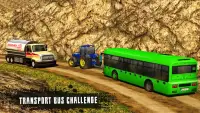 Chained Tractor Towing Bus 3D Simulation Game 2020 Screen Shot 1