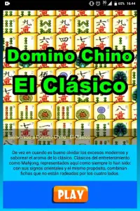 Domino Chino - El Clásico Screen Shot 0