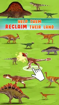Dinosaur Game: Jurassic War Screen Shot 2