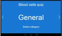 Blood cells quiz Screen Shot 0