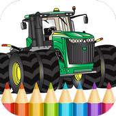 Tractors Coloring Pages Game
