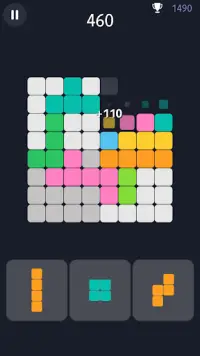 LudoBlock - Square Color Tile Break Puzzle 3D Screen Shot 1