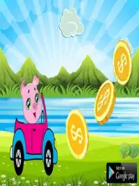 Pepa Happy Pig Ride - Kids Games 2018 Screen Shot 0