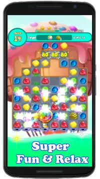 Candy Smash-Free Match 3 Puzzle Game Screen Shot 2