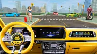 City Taxi Driving School Sim Screen Shot 1