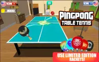 Tênis de mesa 3D: Mestre de pingue-pongue Screen Shot 1