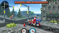 Racing Moto Bike Rider 3D: Santa Gift Delivery Sim Screen Shot 9