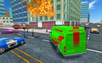 City Ambulance Driving Games Screen Shot 21
