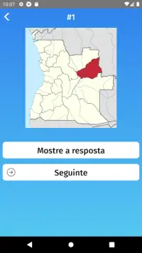 Angola: Jogo de Províncias e Territórios Screen Shot 4