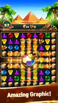 Jewels Treasure : Puzzle Match 3 Screen Shot 6
