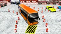 버스 주차 : 코치 버스 시뮬레이터 오프로드 주차 Screen Shot 0