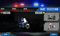 amazing police spider -rundown city bike chase Screen Shot 2