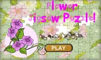Flower jigsaw puzzles for free Screen Shot 0
