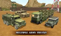 US OffRoad Army Truck Driver Screen Shot 0