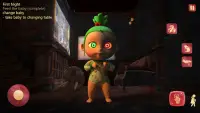 Baby in Green 3D: ホラーゲーム Screen Shot 1