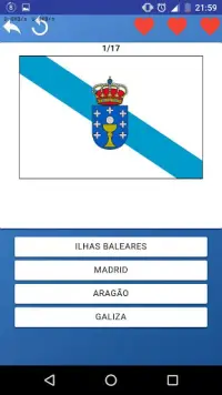 Províncias da Espanha - teste, bandeiras, mapas Screen Shot 1