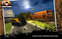 Bagger 3D-Parkplatz Spiel Screen Shot 2