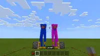 Huggy Wuggy Mod In Minecraft Screen Shot 1