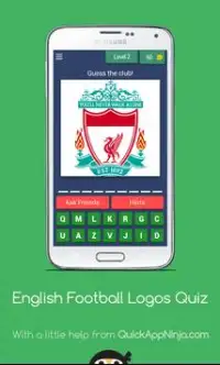 English Football Logos Quiz Screen Shot 3