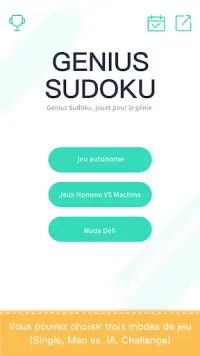 Sudoku génie - Puzzle Game Screen Shot 0