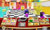 super heros titans Burgers Simulation : restaurant Screen Shot 0